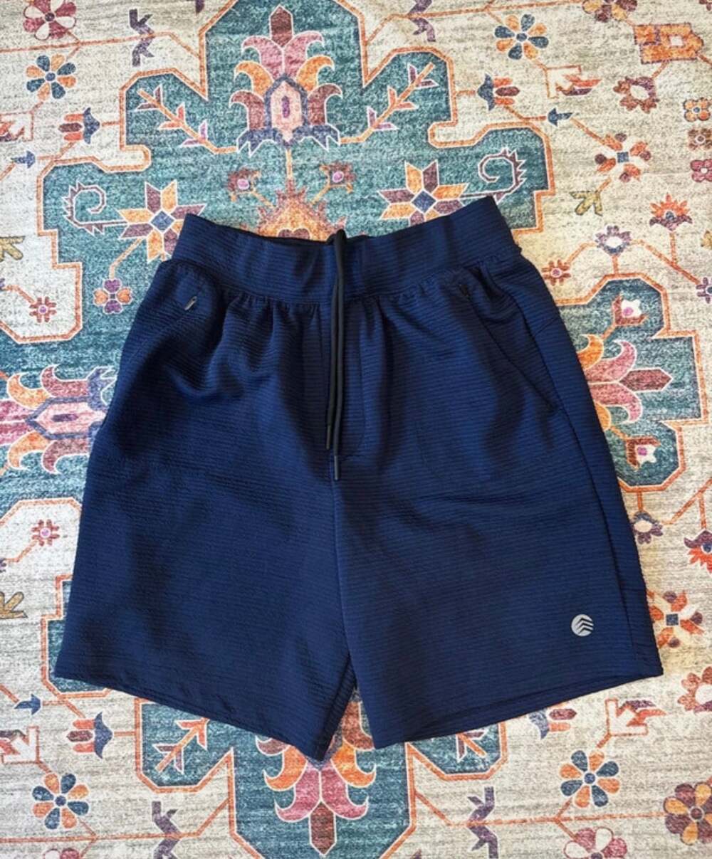 Solaris Waffle Lounge Shorts Size S Navy